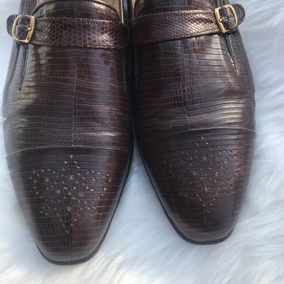 Ragazzi Vintage Lizard Skin Loafers Oxford Retro main image 4